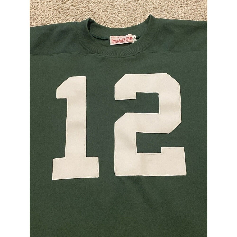 Mitchell & Ness 1968 Joe Namath New York Jets Jersey Mens Sz 54 NFL Football - Picture 4 of 6